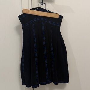 Black and Blue Maje Skirt